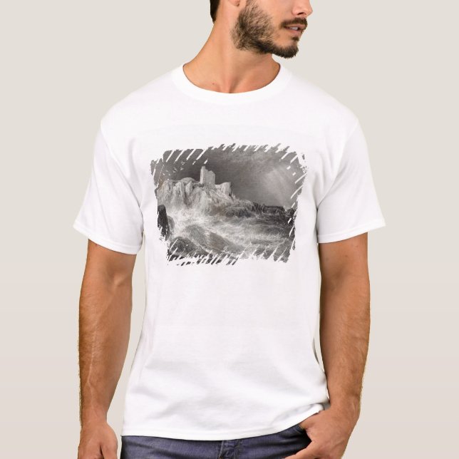 Camiseta Castillo de Turnbury, grabado por S. Bradshaw (Anverso)