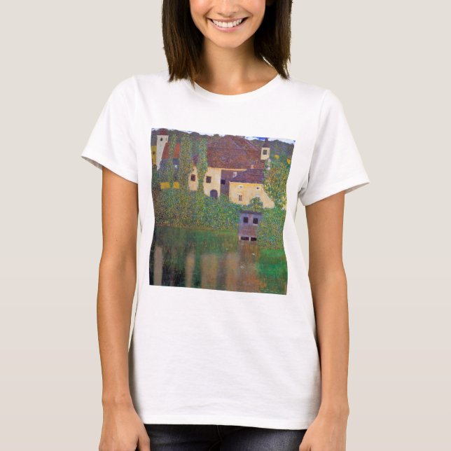 Camiseta Castillo del Agua, Gustav Klimt (Anverso)