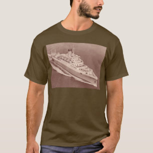 Camiseta Castillo del RMS Windsor, línea del castillo de la