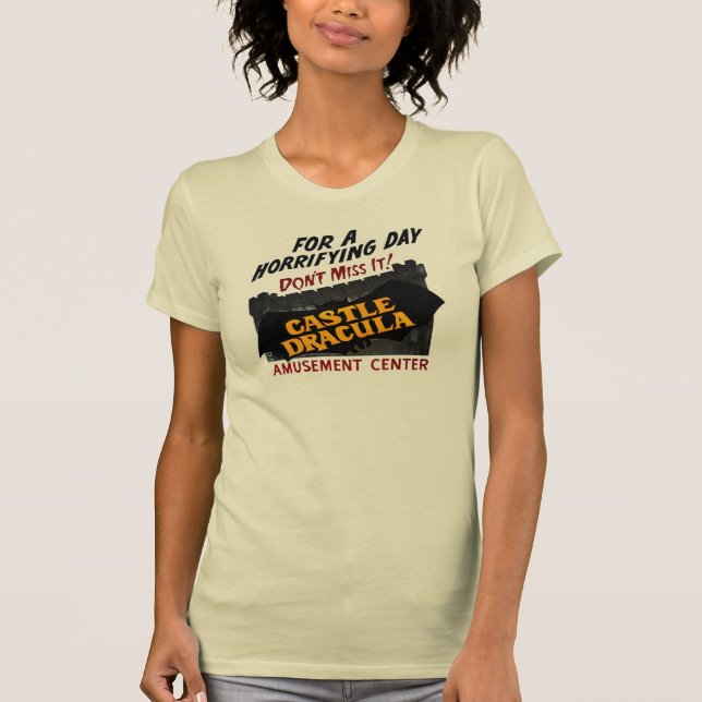 Camiseta Castillo Dracula Wildwood NJ (Anverso)