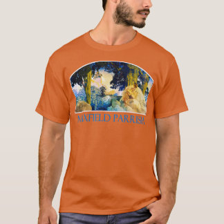 Camiseta Castillo Dream in the Sky 1908 por Maxfield Parris