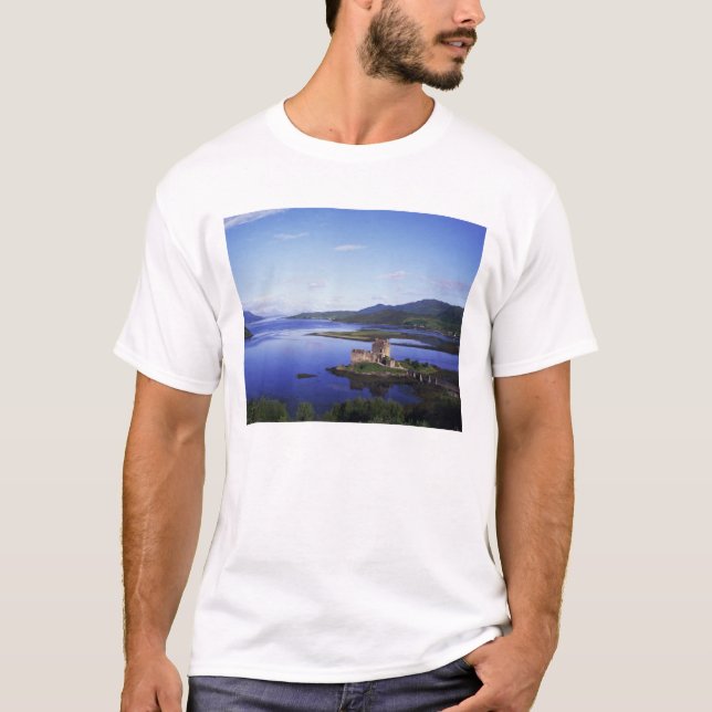 Camiseta Castillo Eilean Donan, Dornie, Highlands, (Anverso)