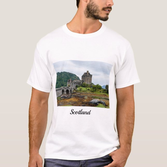 Camiseta Castillo Eilean Donan, Loch Duich - Escocia, Reino (Anverso)