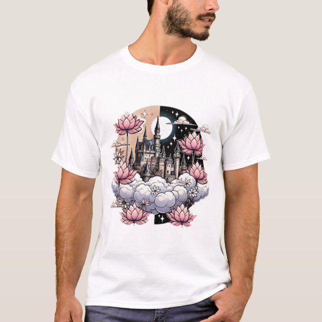 Camiseta "Castillo en las nubes: Lotus Dreams" (Anverso)