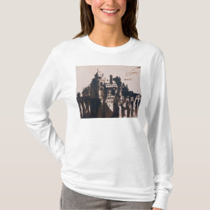 Camiseta Castillo francés fortificado por dos puentes
