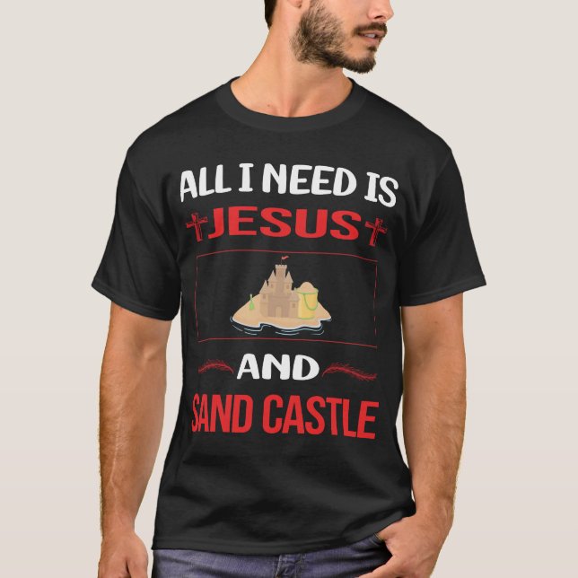Camiseta Castillo Funny Jesus Sand (Anverso)