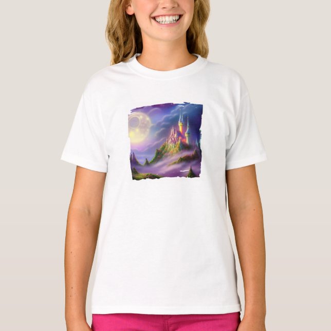 Camiseta castillo mágico (Anverso)