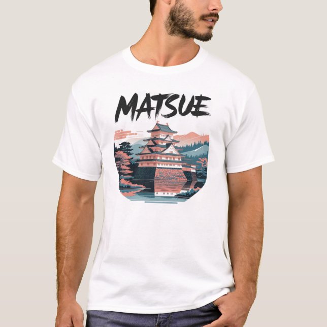 Camiseta Castillo Matsue Japón  (Anverso)