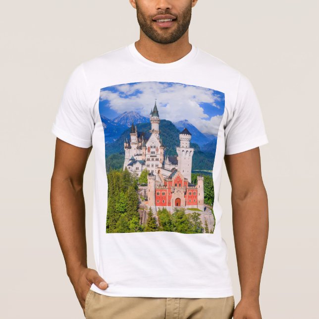 Camiseta Castillo Neuschwanstein, Alemania (Anverso)