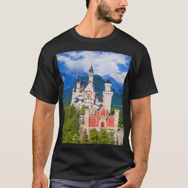 Camiseta Castillo Neuschwanstein, Alemania  (Anverso)