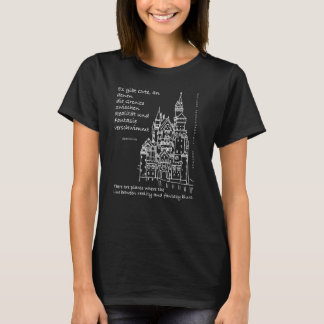 Camiseta Castillo Neuschwanstein Bavaria Alemania, alemán i