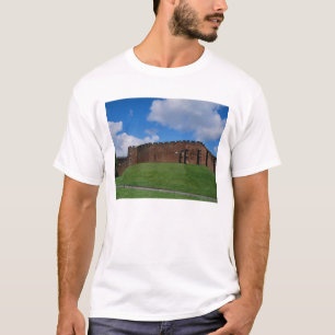 Camiseta Castillo que muestra la torre de media luna, Chest