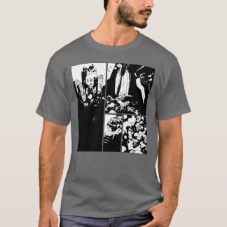 Camiseta Castillos aterradores en paneles de historietas