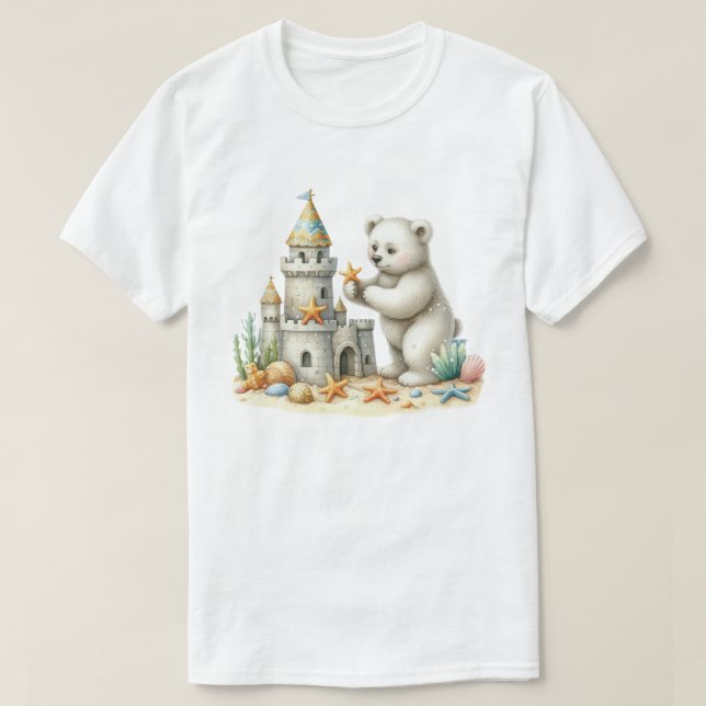 Camiseta Castillos de arena (Diseño del anverso)