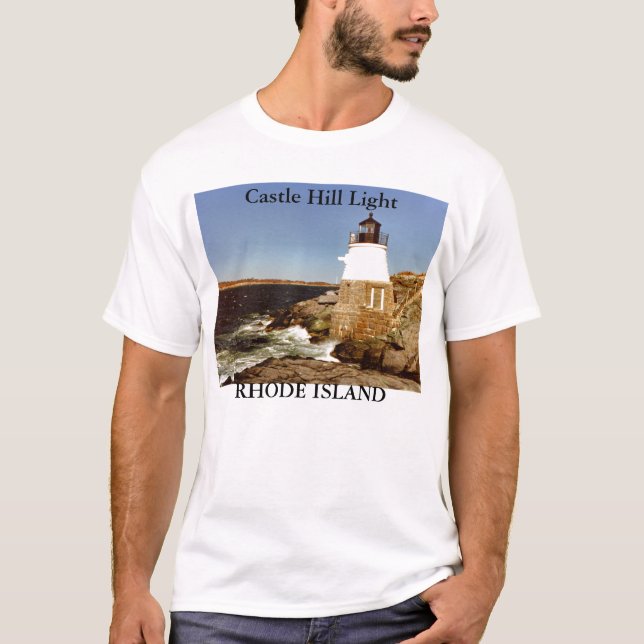 Camiseta Castle Hill Light, Rhode Island Shirt (Anverso)