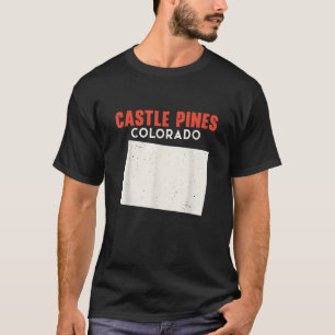 Camiseta Castle Pines Colorado USA State America Travel Col
