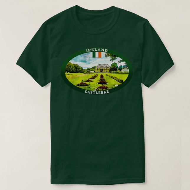 Camiseta Castlebar Ireland Travel (Diseño del anverso)