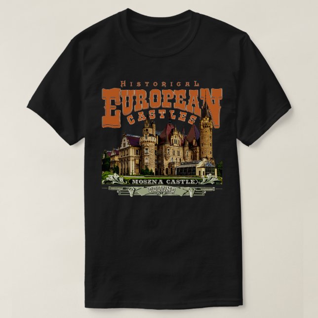 Camiseta Castles Moszna de Polonia (Diseño del anverso)