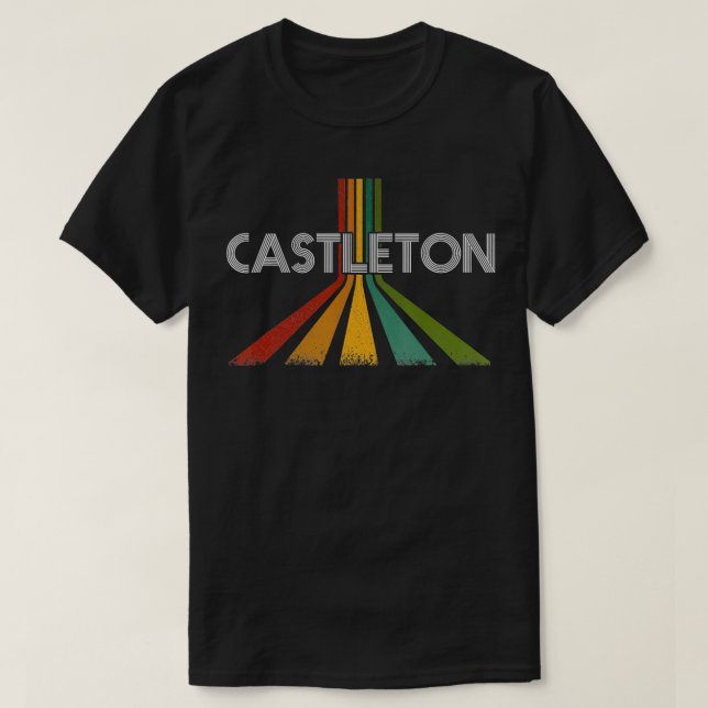 Camiseta Castleton Vermont Vintage Retro (Diseño del anverso)