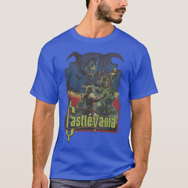 Camiseta Castlevania 1986 divertido (Anverso)