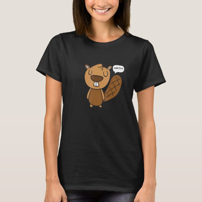 Camiseta Castor al diablo (Anverso)
