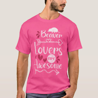 Camiseta Castor Animal Agua vintage