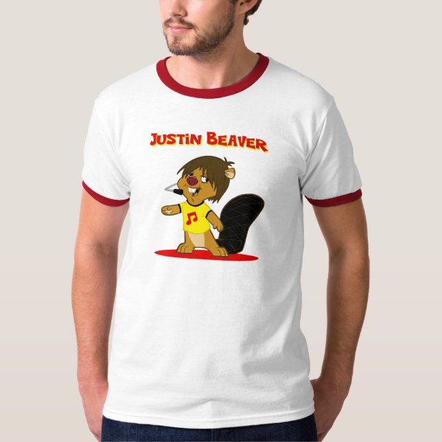 Camiseta Castor de Justin (Anverso)