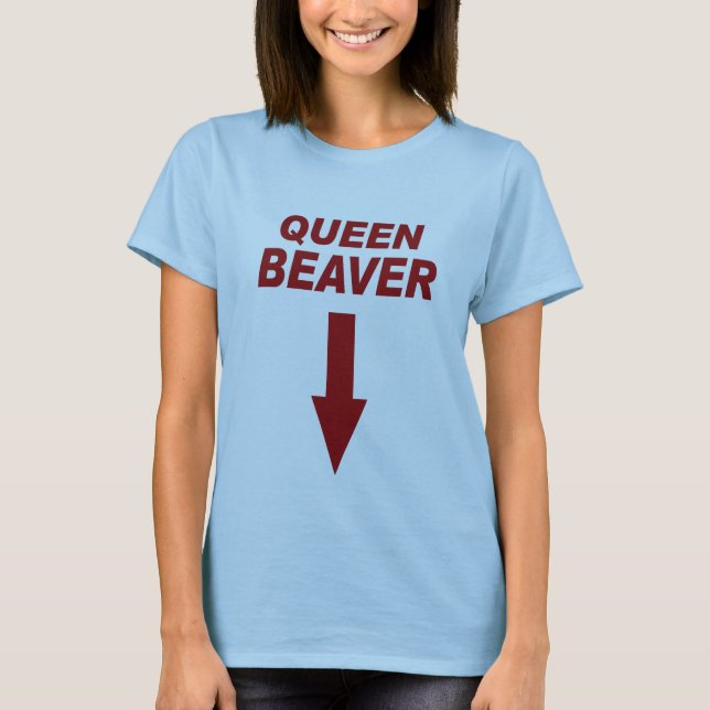 Camiseta Castor de la reina (Anverso)