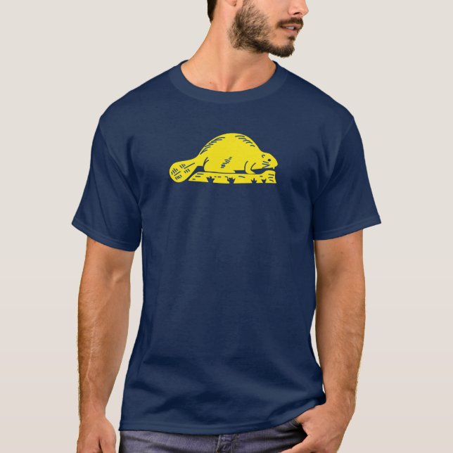 Camiseta Castor de Oregon (Anverso)