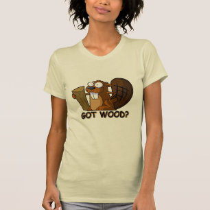Camiseta Castor divertido, grosero