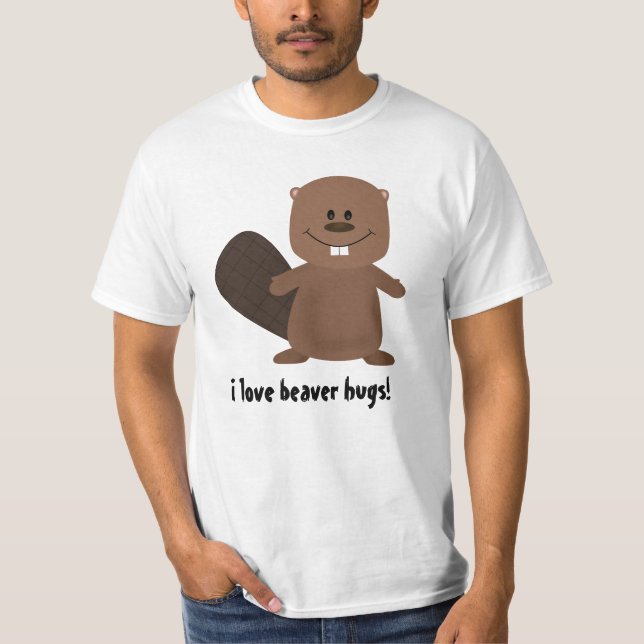 Camiseta Castor feliz (Anverso)
