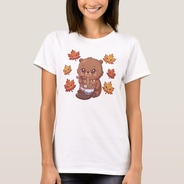 Camiseta Castor lindo (Anverso)