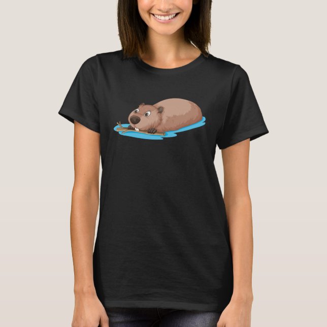 Camiseta castor para castor 4 (Anverso)
