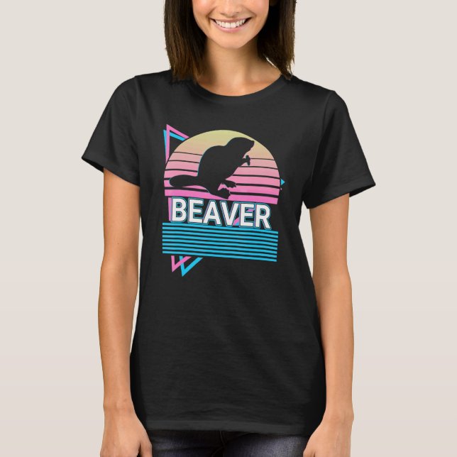 Camiseta Castor Retro (Anverso)