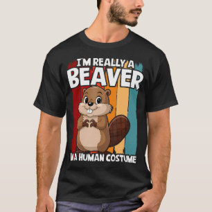 Camiseta Castor SOY Realmente Una Chica Castor