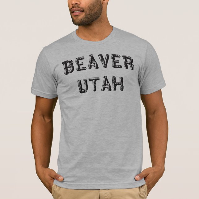 Camiseta Castor Utah (Anverso)