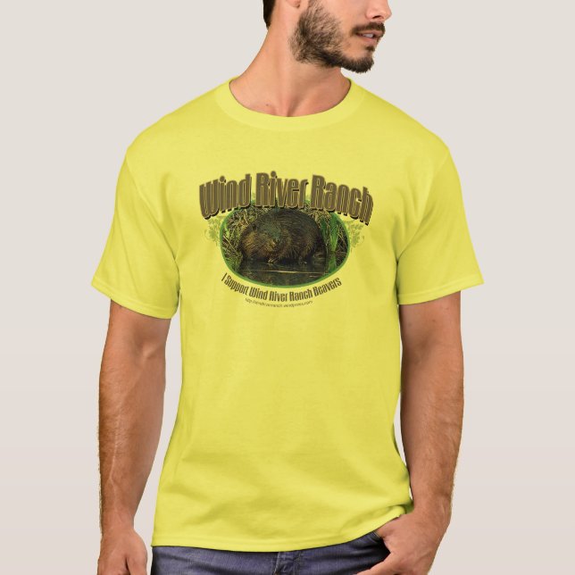 Camiseta Castores del rancho de Wind River (Anverso)