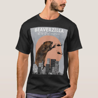 Camiseta Castorzilla Castor Divertido