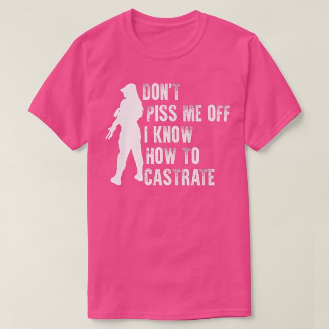Camiseta Castradora Chica feminista Vet Tech Feminism Dueño (Diseño del anverso)