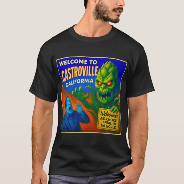 CAMISETA CASTROVILLE, ARTÍCULO CALIFORNIA. (Anverso)