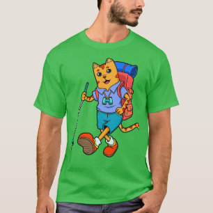 Camiseta Casual cat Senderismo