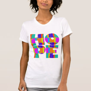 Camiseta casual de la cucharada de la ESPERANZA de