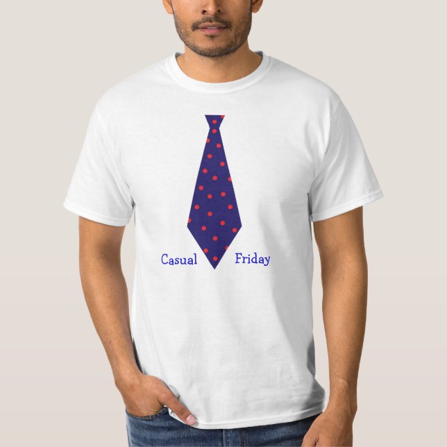 Camiseta Casual Friday Necktie (Anverso)