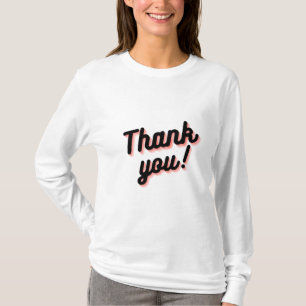 Camiseta Casual Gracias T-Shirt