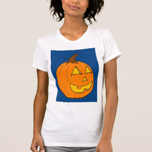 Camiseta Casual Scoop T-Shirt de Jack o' Lantern Blue Women