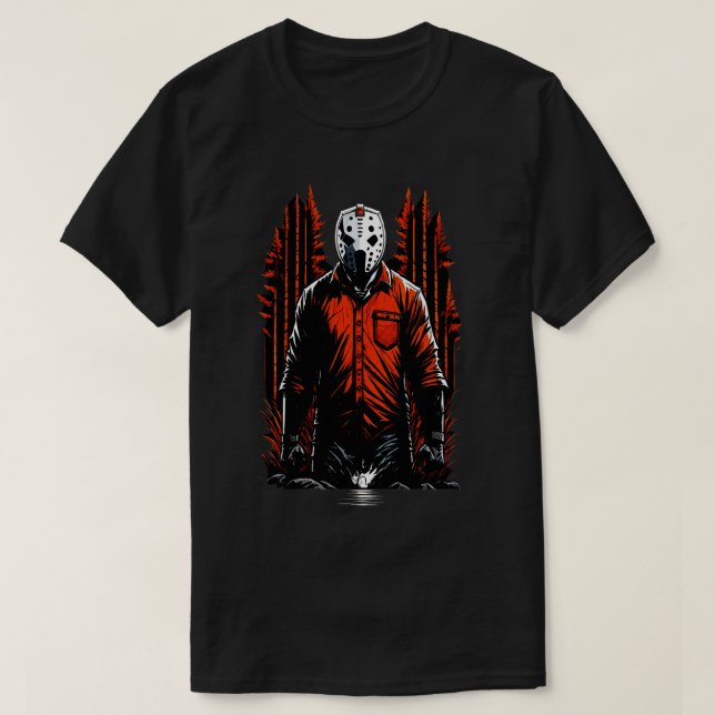 Camiseta Casual Voorhees (Diseño del anverso)
