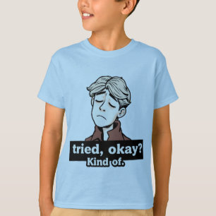Camiseta Casualidad de la tipografía sarcástica graciosa re