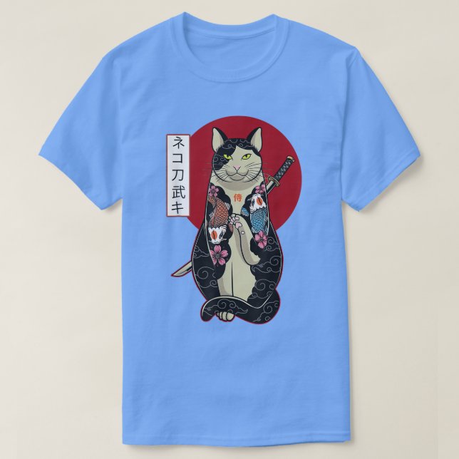 Camiseta Cat (Diseño del anverso)