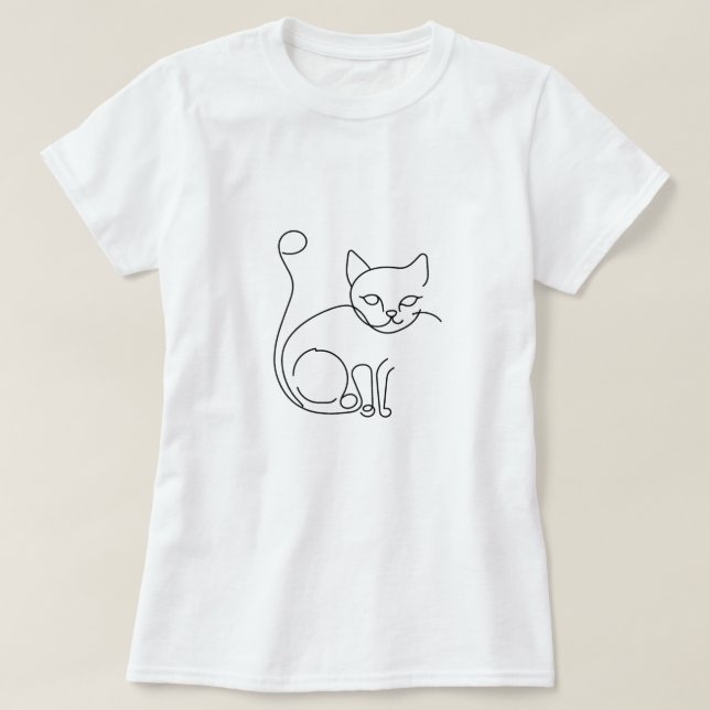Camiseta Cat① (Diseño del anverso)