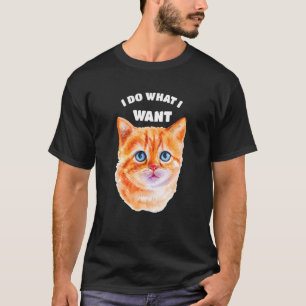 Camiseta Cat 2022 Retro Cat I Hago Lo Que Quiero Cat 37